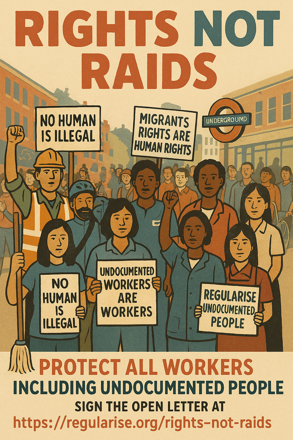 RIGHTS NOT RAIDS - Regularise